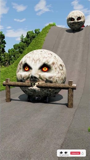 Colourful Moon Buses vs Low Pipes#4 BeamNG Drive #simulator #beamngdrive #bus