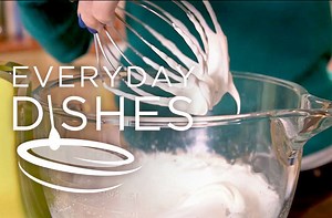 Follow 3 simple rules to make the perfect meringue: use fresh, room-temperature eggs, make meringue on a dry day and make sure there are no traces of fat or oils anywhere! What’s your favorite meringue dessert? Get the Recipe: http://everydaydishes.com/simple-food-recipes/ how-to-make-the-perfect-meringue-video | Everyday Dishes