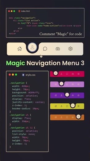 Magical Navigation 🤯#shorts #viral #python #coding