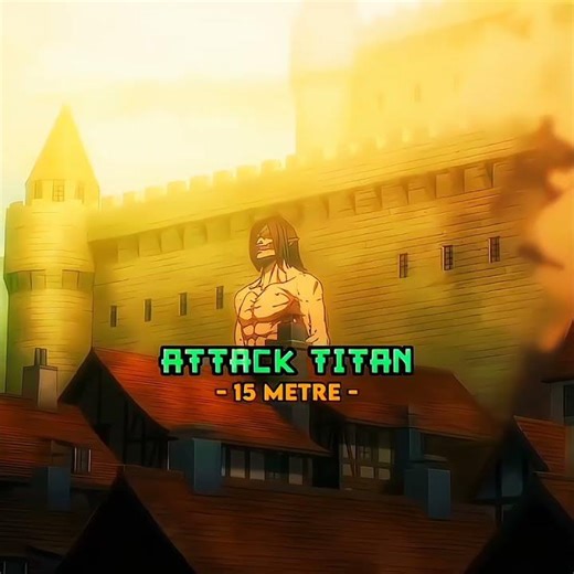 Titan Height V/s Captain Levi Height #attackontitan #anime #levi