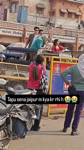 yeh tapu sena jaipur kyu aa gaii 💀😭 ‪@commonrajmusic‬- chandini raat # tapusena #tmkoc #jaipur