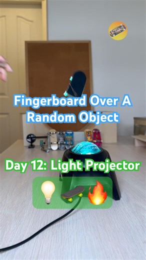 Day 12: Varial Flip over a Light Projector💡🛹 High risk. Bright idea. Clean rotation 😤🔥