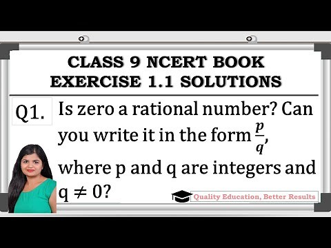 Class 9th Maths | Exercise 1.1 (Q 1) | Chapter 1 - Number Systems | NCERT