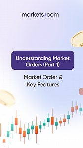 Understanding Market Orders (Part 1)  In our latest series, we’re diving into Market Orders (Part 1)!  A market order allows you to buy or sell a security immediately at the current market price. While it guarantees execution, keep in mind that the exact price isn’t guaranteed. #Marketscom #ThePlaceToTrade #wearemarketscom #MarketOrders #Investing #Trading #Finance #StockMarket | Markets.com | Facebook