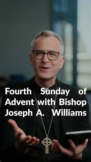 "We can imitate Mary in her discipleship. We can, like her, hear what God tells us and believe what he has said" On this 4th Sunday of Advent as we await the Nativity of our Lord, Most Rev. Joseph Williams, Coadjutor Bishop of Camden reflects on drawing closer to Mary and imitating her example of discipleship in trusting the will of God. May the mystery of the Visitation inspire us to further compassion for our neighbor. Find the full reflection at: https://ow.ly/gf2Q50UsZwB | United States Conf