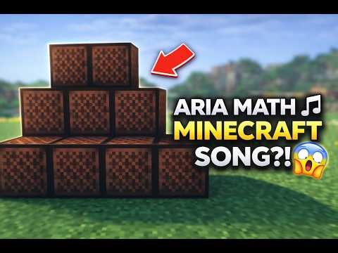 Playing C418-Aria Math in Minecraft with Note blocks