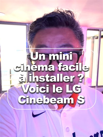 LG Cinebeam S mini cinéma facile à installer