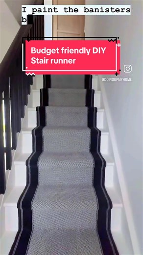 Budget-Friendly DIY Stair Runner Transformation