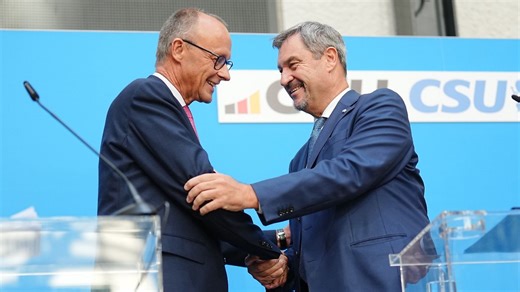 Scholz "ist es recht" - Söder: "K-Frage entschieden - Friedrich Merz macht's"