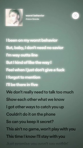 worst behavior - ariana grande | #arianagrande #worstbehavior #spedupsounds #audios #edit #spedup #sounds #speedsongs #fyp #TurboTaxAlphorn