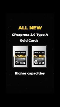 ProGrade CFexpress Type A Gold Cards – Faster & Better