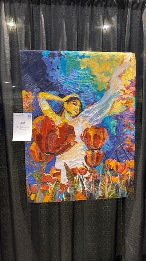 Part 3 and final tour of quilts from Aqs Daytona I wish there had been enough ribbons to go around, including the one I’d have picked for judges choice if I had been allowed. I’m the past when I’ve awarded judges or teachers choice ribbons, I like to find a quilt that isn’t by a recognizable name, one that shows tremendous potential in a quilt artist and is how it makes me FEEL, rather than one that is more about Uber- precision mastery like so many award winners. I hope you’ve enjoyed tour of t