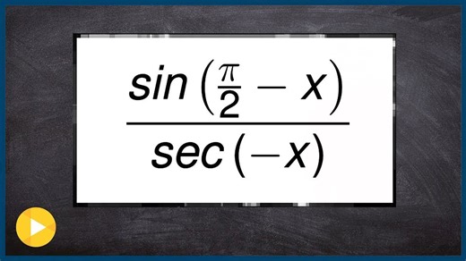 Dividing two trig functions using identities
