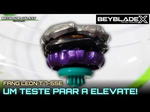 FANG LEON T 7-55E a burst test for Elevate! [Beyblade X ベイブレードX]