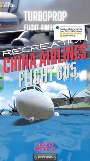 TFS : Recreation China Airlines Flight 605