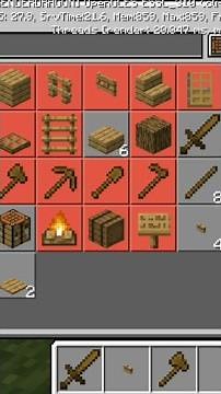 HOW TO MAKE SWORD AND AXE IN MINECRAFT