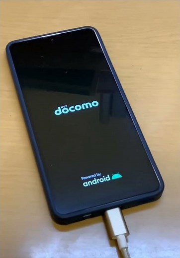 AQUOS sense6(SH-54B) 起動画面 androidバージョン13