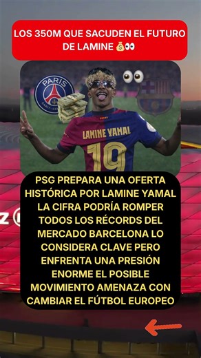 Los 350M que sacuden el futuro de Lamine 💰👀