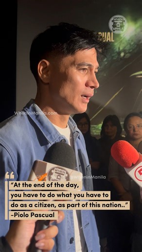 6.4K views · 37 reactions | @wimshowbiz: The press asked Piolo Pascual about his stand on the country’s ongoing issues during the advanced screening of his upcoming movie, “The Ride”. Here’s what he said.  @nikkiviolaa | When In Manila | Facebook