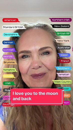 Different Accents Saying 'I Love You to the Moon and Back' | Accent Challenge