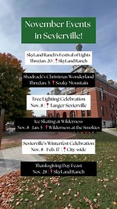 Experience the magic of the holidays in Sevierville! With events all month, there’s something for everyone to enjoy. | Visit Sevierville