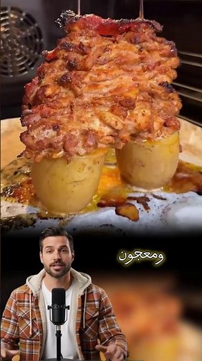 أذكى طريقة لعمل سيخ شاورما في البيت 🤯