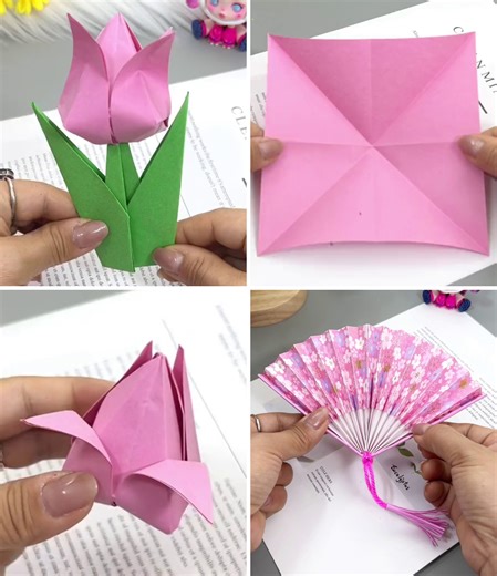 15K views · 80 reactions | How to Make Easy Origami Tulip Flowers | Kids Planet | Facebook
