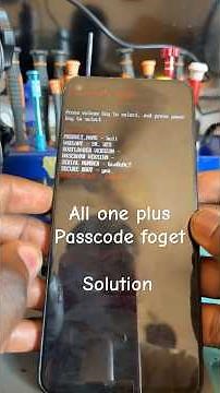 All one plus factory reset
