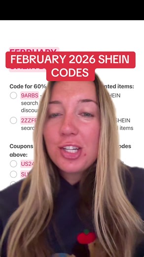 The best codes and coupons to use this February! Plus how to stack them together to save even more money on every order 🤍🤍 #shein #sheincoupon #sheincodes #sheinbigsale #freesheintutorial