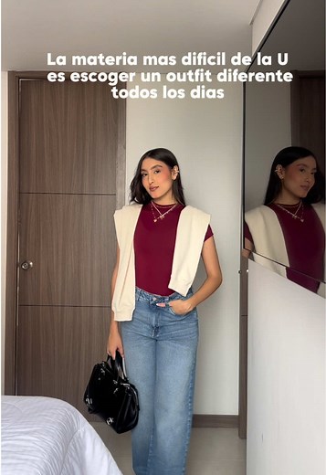 Lo más difícil de la U no son los exámenes😅… #fypp #moda #outfitideas #uni #moda