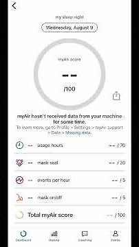 ResMed My Air App Problems with Airsense 11! #shorts