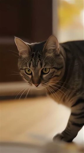 Cat vs. Mysterious Robot! 😱🤖 #ViralShorts #CatVsRobot