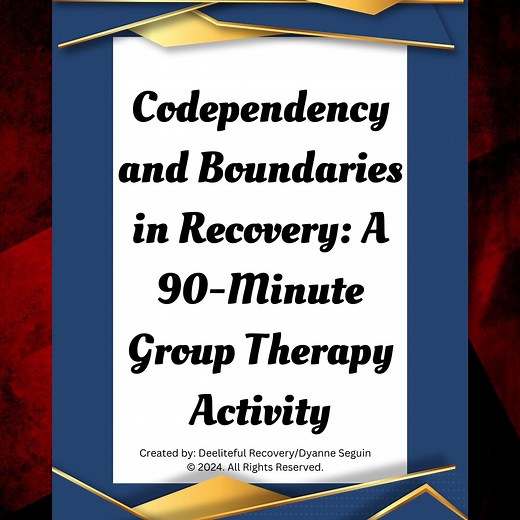 Codependency & Boundaries Group Therapy Activity | 90-min Facilitator Guide | Counseling Worksheets and Handouts | Addiction Recovery - Etsy
