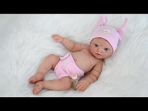 Silicone Reborn Mini Baby Bailey Feeding and Playtime