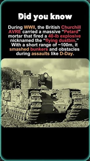 Churchill AVRE “Petard” Mortar – WWII’s Bunker Destroyer