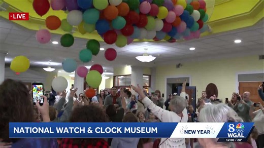 National Watch and Clock Museum hosts New Year's at noon balloon drop in Columbia