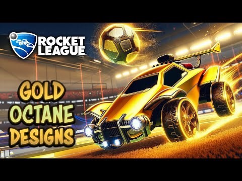 Best GOLD OCTANE Designs On Rocket League!
