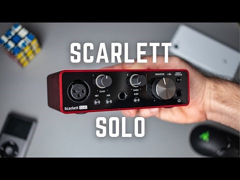 FOCUSRITE SCARLETT SOLO THIRD GENERATION (3RD GEN) - REVIEW IN SPANISH
