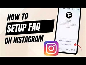 How To Set Up FAQ on Instagram