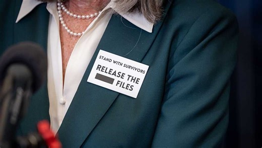 Democrats seen wearing pins in support of Jeffrey Epstein victims at State of the Union