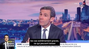 Le journaliste David Pujadas s'attaque au "mirage Omicron" sur la chaîne française LCI. Source : rumble.com | Defimedia.info