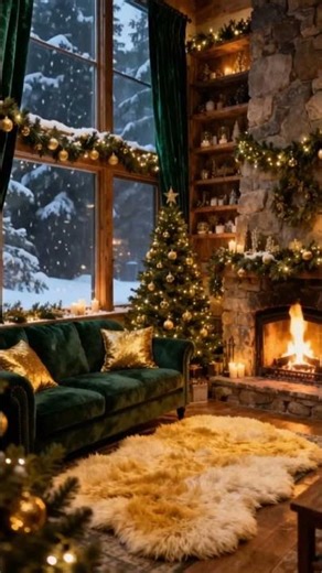 “Ultra Cozy Rustic Home Tour – Nighttime Winter Vibes ❄✨”