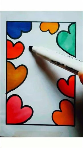 Love Card ideas|#art #beginners #easy #drawing #simple #shorts #unique #youtube #heart #card
