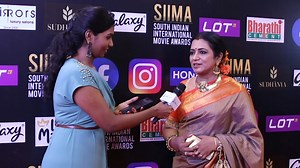SIIMA 2021 red carpet with actress #PoornimaBhagyaraj | DGZ Media | Facebook