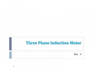 Three Phase Induction Motor - SlideServe