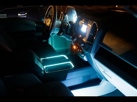 How to install 2015-18 Ford F150 interior ambient lighting