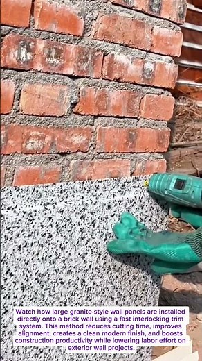 Wall Cladding Hack Saves HOURS of Masonry Work!