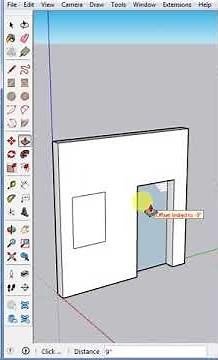 How to Create a Wall Window Opening in SketchUp - Day 34