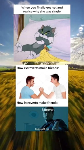 How extroverts make friends🤡