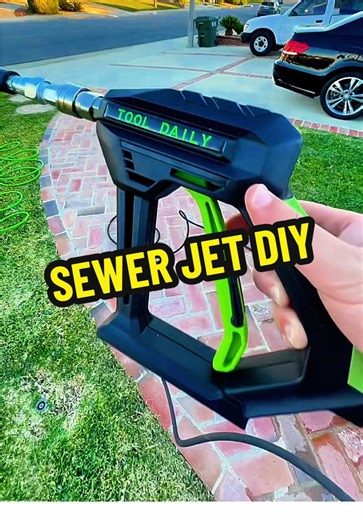 Clogged drains don’t stand a chance 💦 The Tool Daily Sewer Jetting Kit turns your pressure washer into a serious pipe-cleaning machine—blasting through grease, sludge, and roots to restore full flow fast. Perfect for homeowners, plumbers, and DIY pros who want pro results without the pro bill. #sewerjetting #pressurewashertools #draincleaning #plumbingtools #tooldaily